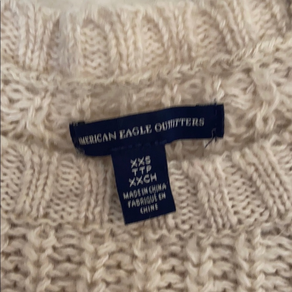 AE striped cable knit sweater - Picture 2 of 4